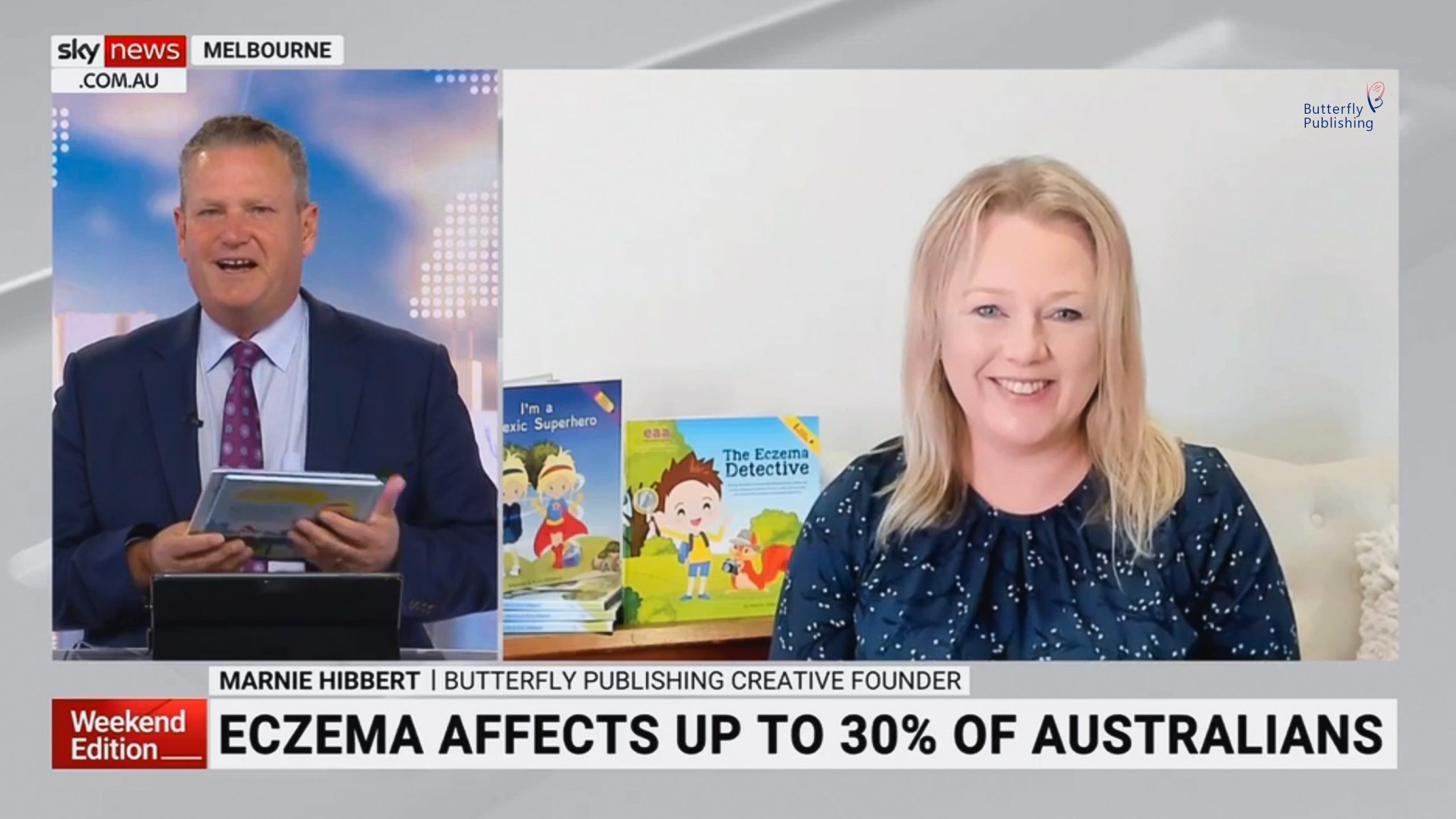 Our latest book ‘The Eczema Detective’ on Sky News!