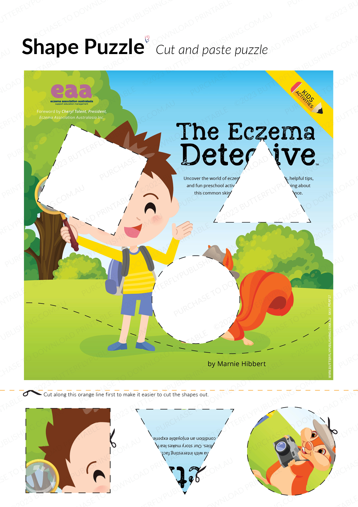 Preschool Eczema Activity Pack